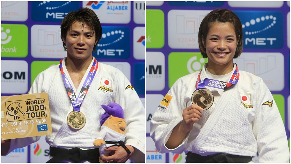 Abe brothers hit double gold for Japan on day two in Doha