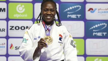 France’s Clarisse Agbegnenou takes her sixth World Championship gold