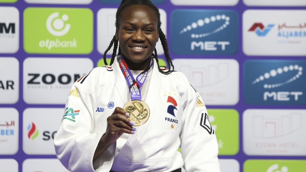 France’s Clarisse Agbegnenou takes her sixth World Championship gold