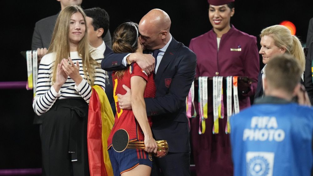 News flash. Spanish football chief Luis Rubiales says he won’t resign after controversial World Cup kiss